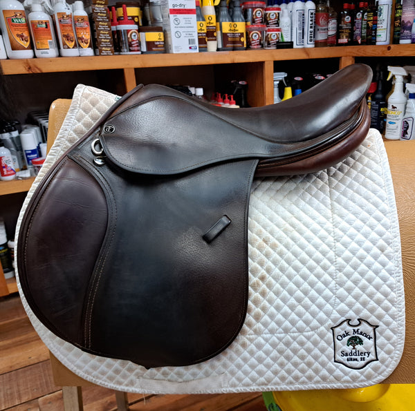 2003 Tad Coffin A5G Smartride Technology Jump Saddle - 17"