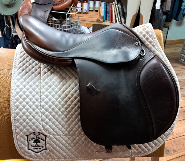 2003 Tad Coffin A5G Smartride Technology Jump Saddle - 17"