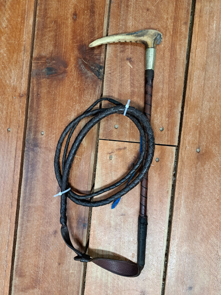 Swaine Ladies Hunt Whip and Leather Thong