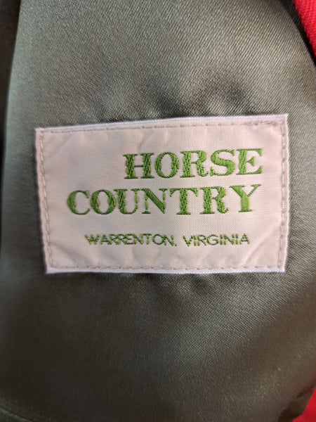 Horse Country Ladies Scarlet Hunt Coat Size 44