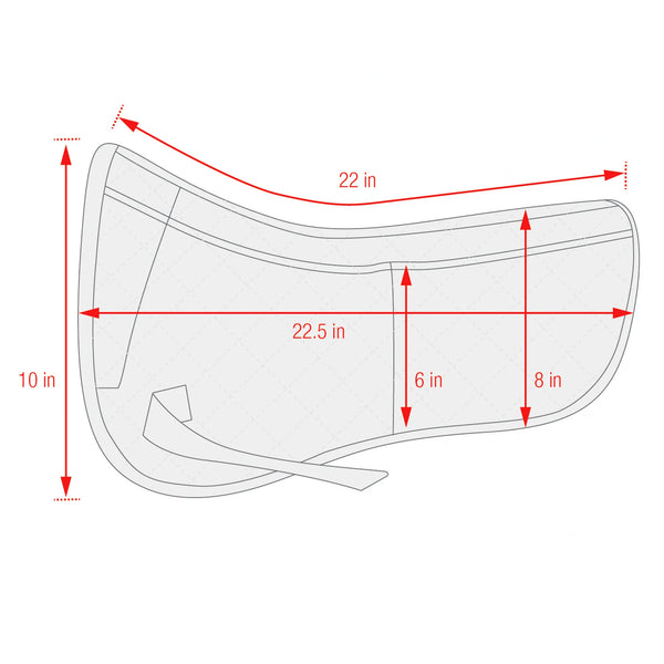 ECP Quilted Correction Half Pad