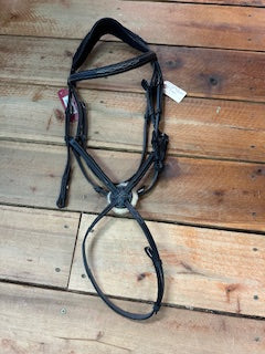 CWD Anatomic figure 8 noseband bridle with fancy stitching - size 3 (full)