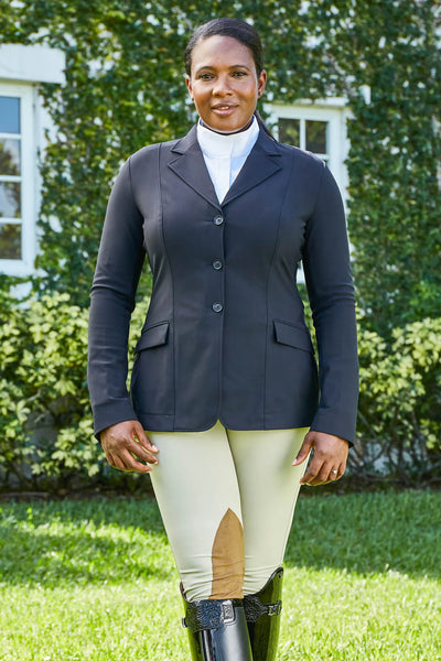 RJ Classics Monterey Orange Label Show Coat- Black CLEARANCE