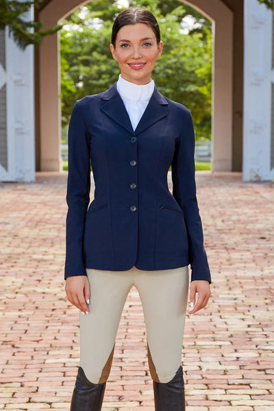 RJ Classics Women's Victory Orange Label Show Coat- Navy CLEARANCE