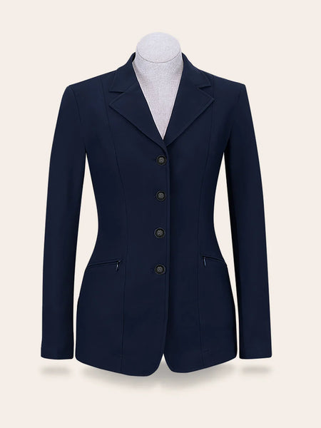 RJ Classics Women's Victory Orange Label Show Coat- Navy CLEARANCE